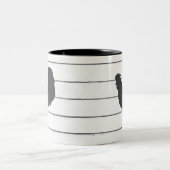 Hahnenfarm-Illustration Tasse (Mittel)