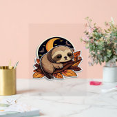 Hahnenkürbis Halloween Sticker Stil 2 Klassik T- Acrylschild (Hochzeit)