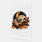 Hahnenkürbis Halloween Sticker Stil 2 Klassik T- Acrylschild (Winkel)