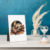 Hahnenkürbis Halloween Sticker Stil 2 Klassik T- Fotoplatte (Seite)