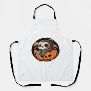 Hahnenkürbis Halloween Sticker Stil 2 Klassik T- Schürze