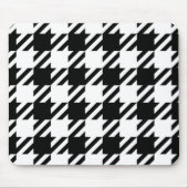 Hahnentritt schwarz und weiß mousepad (Vorne)