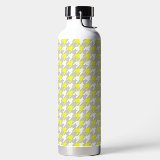 Hahnentritt-Wasserflasche Trinkflasche (links)