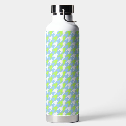 Hahnentritt-Wasserflasche Trinkflasche (links)