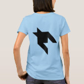 Hahnentrittmuster 02 T-Shirt (Rückseite)