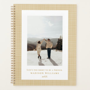 Hahnentrittmuster Aztec Gold Frame Foto Planer