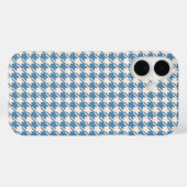 Hahnentrittmuster Blue+Cream Rpt Muster Case-Mate iPhone Hülle (Rückseite (Horizontal))
