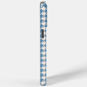 Hahnentrittmuster Blue+Cream Rpt Muster Case-Mate iPhone Hülle (Rückseite / Rechts)