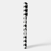 Hahnentrittmuster BW Rpt Muster Case-Mate iPhone Hülle (Rückseite / Rechts)