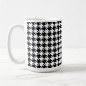 Hahnentrittmuster BW Rpt Muster Kaffeetasse (Links)
