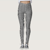 Hahnentrittmuster BW Sml Muster Leggings (Vorderseite)