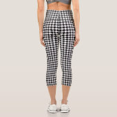 Hahnentrittmuster-BWe-Rpt-Muster Capri Leggings (Rückseite)