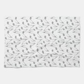 Hahnentrittmuster Chic Musical Notes Muster Geschirrtuch (Horizontal)