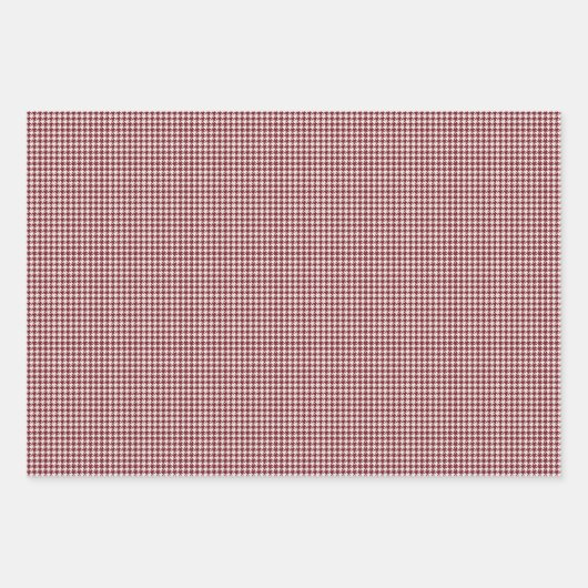 Hahnentrittmuster Classic Geschenkpapier Set (Vorderseite 3)