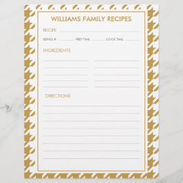 Hahnentrittmuster Familienname Beilage