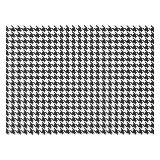 Hahnentrittmuster - fertigen Sie Hintergrund-Farbe Tischdecke (Vorderseite (Horizontal))