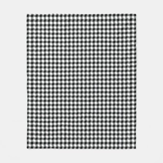 Hahnentrittmuster Fleece Blanket (Vorderseite)