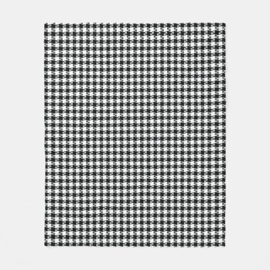 Hahnentrittmuster Fleece Blanket (Vorderseite)