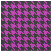 Hahnentrittmuster fuchsia und schwarz stoff (Nahaufnahme)