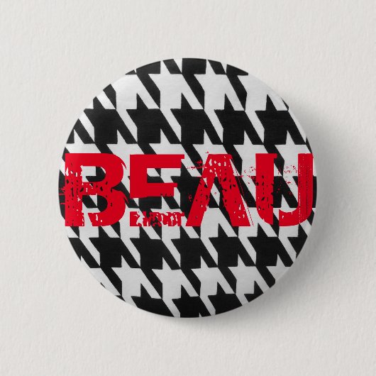HAHNENTRITTMUSTER-GALAN-BUTTON BUTTON (Vorderseite)