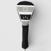 Hahnentrittmuster Gemusterter Weihnachtsbaum Mit M Golf Headcover (Vorderseite)
