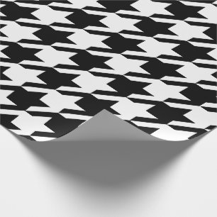 Hahnentrittmuster Geschenkpapier