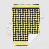 Hahnentrittmuster Golf Handtuch (Insitu)