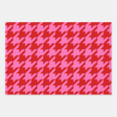 Hahnentrittmuster, Herringbone, Dot DIY, farbige F Geschenkpapier Set (Vorderseite)