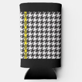 Hahnentrittmuster in Vorsicht gerissen Selters Dosenkühler (Rückseite)