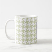 Hahnentrittmuster Kaffee Tasse mit Ihrem Namen - H (Links)