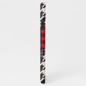 Hahnentrittmuster Kariertes Mustermuster - Collage iPhone Hülle (Rechte Seite)