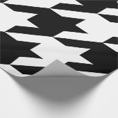 HAHNENTRITTMUSTER KARO GESCHENKPAPIER (Ecke)