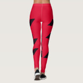Hahnentrittmuster Karo Leggings (Rückseite)