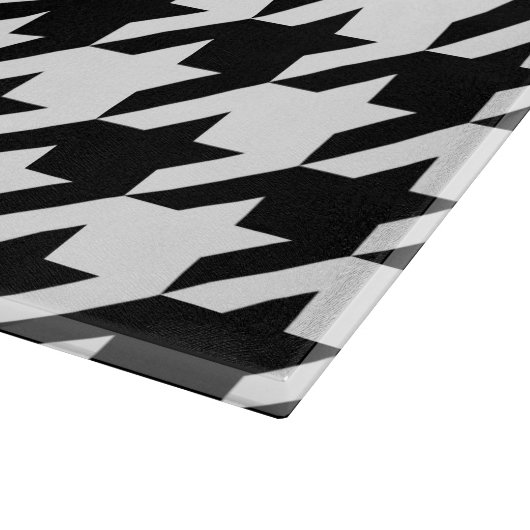 Hahnentrittmuster-Klassiker Schneidebrett (Ecke)