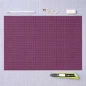 Hahnentrittmuster-Magenta- Seidenpapier (Handwerk)