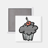 Hahnentrittmuster Magnet (Vorderseite/Rückseite)