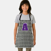 Hahnentrittmuster-Monogramm-Schürze Schürze (Insitu)