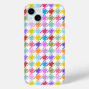Hahnentrittmuster Multicolor+Weißmuster Case-Mate iPhone Hülle