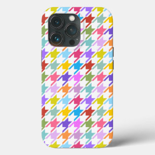 Hahnentrittmuster Multicolor+Weißmuster Case-Mate iPhone Hülle