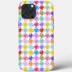 Hahnentrittmuster Multicolor+Weißmuster Case-Mate iPhone Hülle