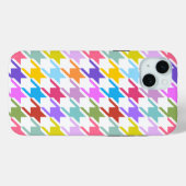 Hahnentrittmuster Multicolor+White Big Pattern Case-Mate iPhone Hülle (Rückseite (Horizontal))
