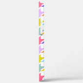 Hahnentrittmuster Multicolor+White Big Pattern Case-Mate iPhone Hülle (Rückseite / Links)