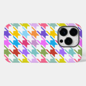 Hahnentrittmuster Multicolor+White Big Pattern Case-Mate iPhone Hülle (Rückseite (Horizontal))