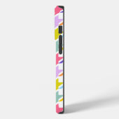 Hahnentrittmuster Multicolor+White Big Pattern Case-Mate iPhone Hülle (Rückseite / Links)