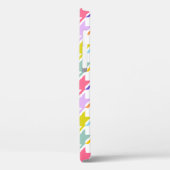 Hahnentrittmuster Multicolor+White Big Pattern Case-Mate iPhone Hülle (Rückseite / Links)