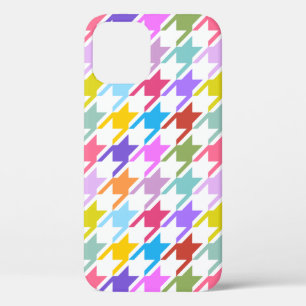 Hahnentrittmuster Multicolor+White Big Pattern Case-Mate iPhone Hülle