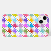 Hahnentrittmuster Multicolor+White Big Pattern Case-Mate iPhone Hülle (Rückseite (Horizontal))
