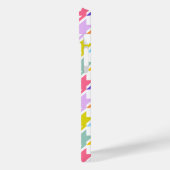 Hahnentrittmuster Multicolor+White Big Pattern Case-Mate iPhone Hülle (Rückseite / Links)