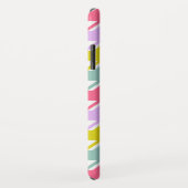 Hahnentrittmuster Multicolor+White Big Pattern Case-Mate iPhone Hülle (Hinten/Rechts)