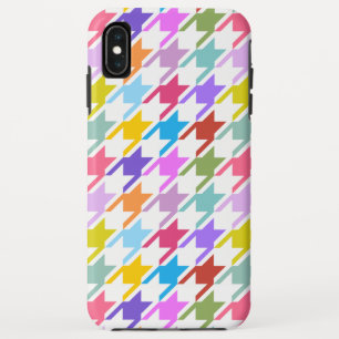 Hahnentrittmuster Multicolor+White Big Pattern Case-Mate iPhone Hülle